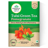 Organic India Tulsi Green Tea Pomegranate Flavour Product image