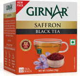 Girnar Black Tea Bags Saffron image