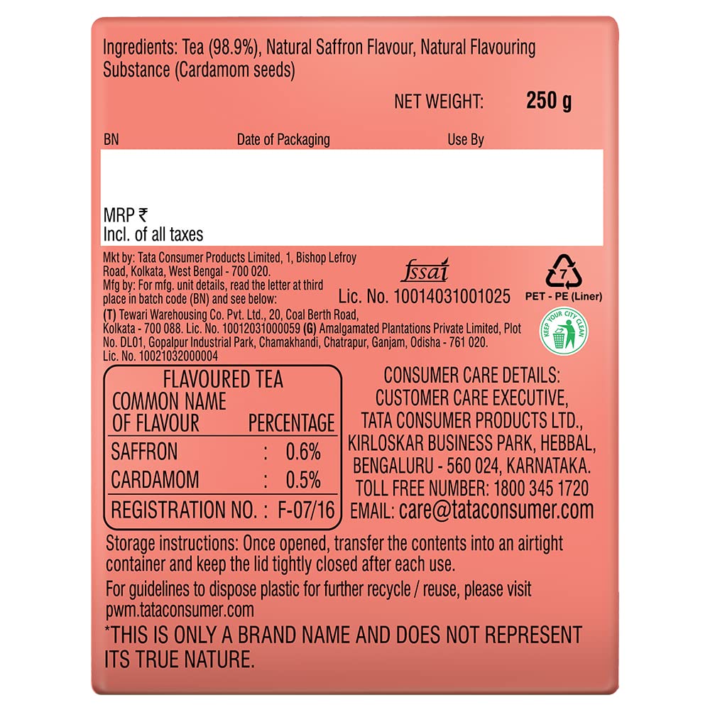 Tata Tea Gold Saffron Flavour Black Tea image2
