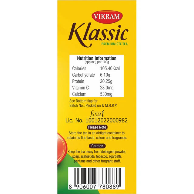 Vikram Klassic Premium CTC Tea image 500 grams2