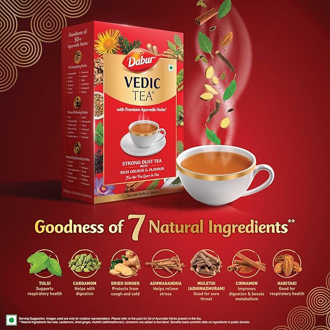 Dabur Vedic Dust Tea  image 250 grams2
