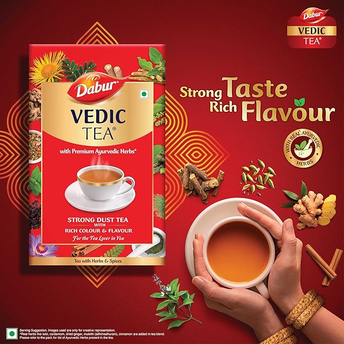 Dabur Vedic Dust Tea  image 250 grams5