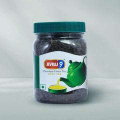 JIVRAJ9 PREMIUM GREEN TEA JAR image 125 grams