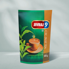 JIVRAJ9 DUST TEA POUCH PACK image 500 grams