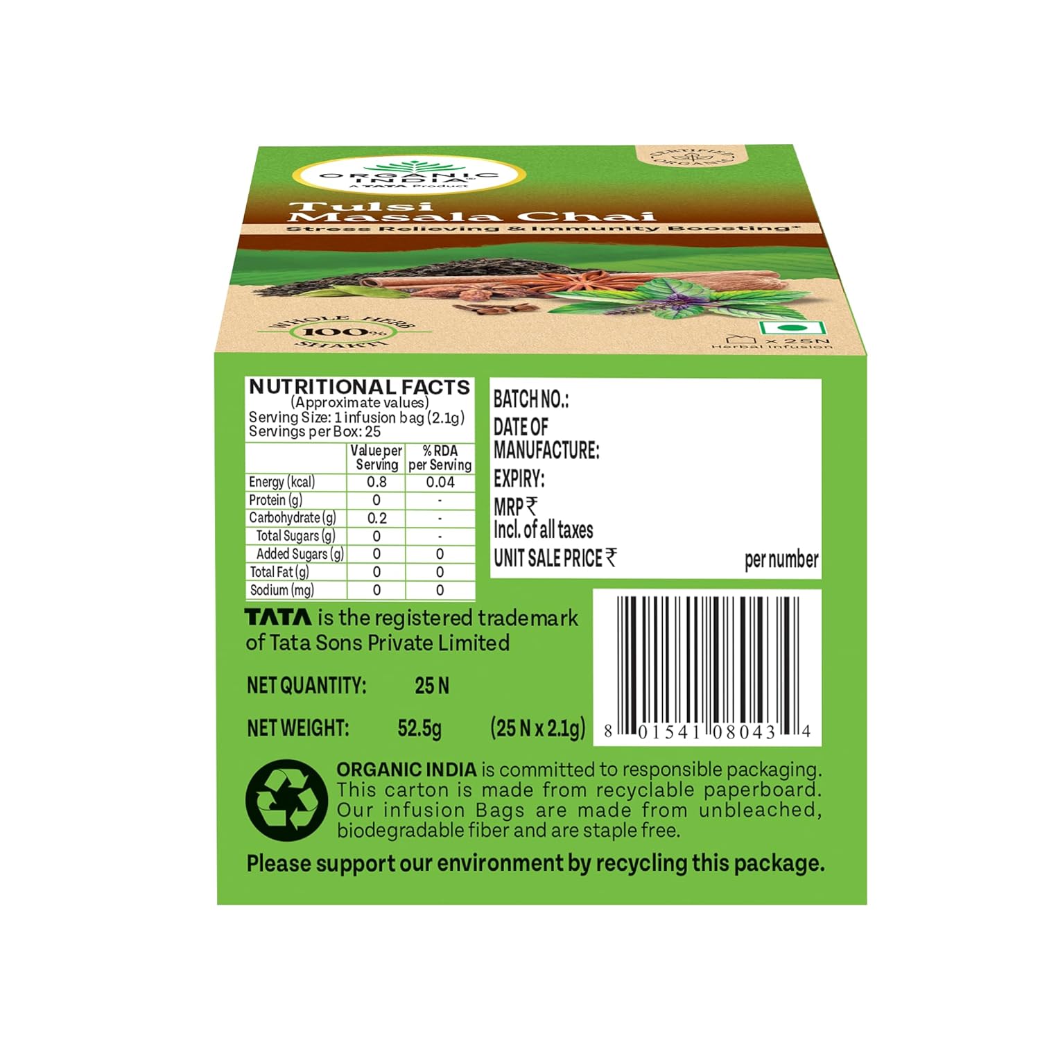 Organic India Tulsi Masala Chai Product image2