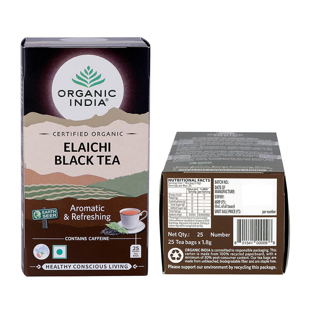 Organic India Elaichi Flavoured Black Tea Product image6