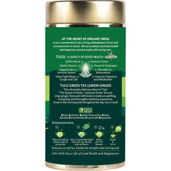 Organic India Tulsi Green Tea Lemon Ginger Product image4