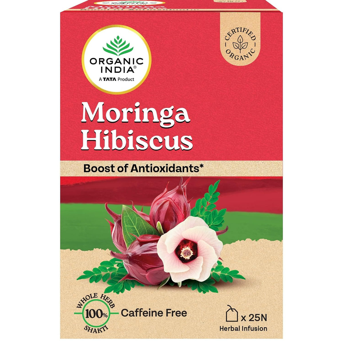 Organic India Moringa Hibiscus Product image