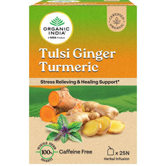 Organic India Tulsi Ginger Turmeric Product image