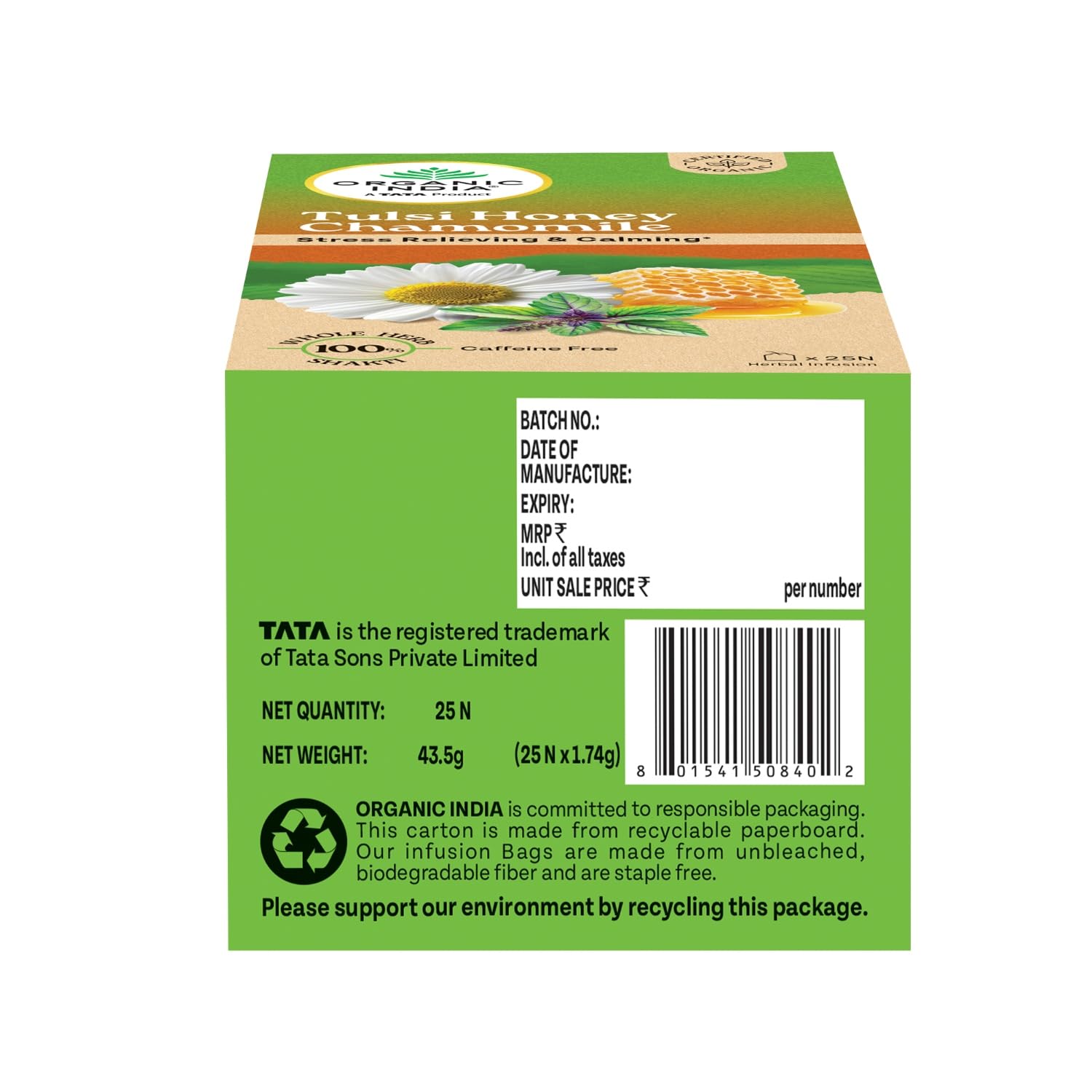 Organic India Tulsi Honey Chamomile Product image3