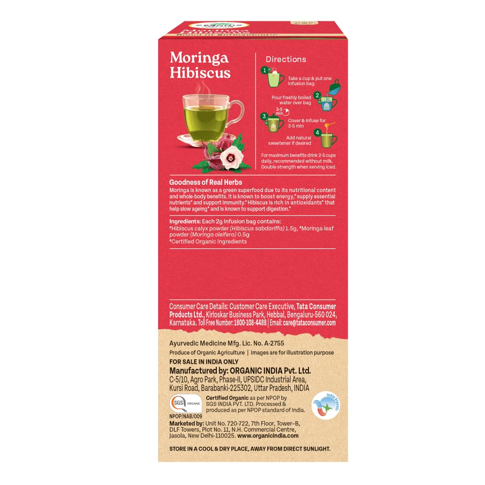 Organic India Moringa Hibiscus Product image3