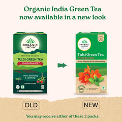 Organic India Tulsi Green Tea Pomegranate Flavour Product image2