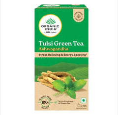Organic India Tulsi Green Tea Ashwagandha Product image