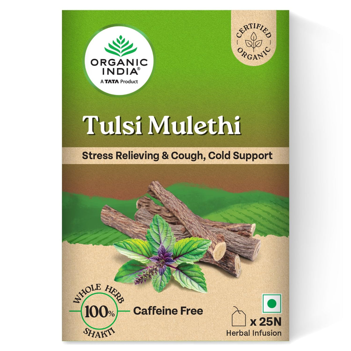 Organic India Tulsi Mulethi Green Tea Product image