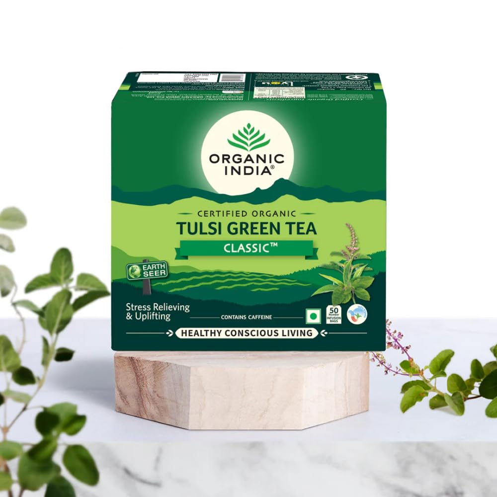 Organic India Tulsi Green Tea Classic Product image6