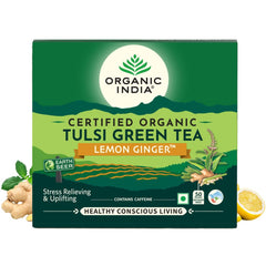 Organic India Tulsi Green Tea Lemon Ginger Product image6