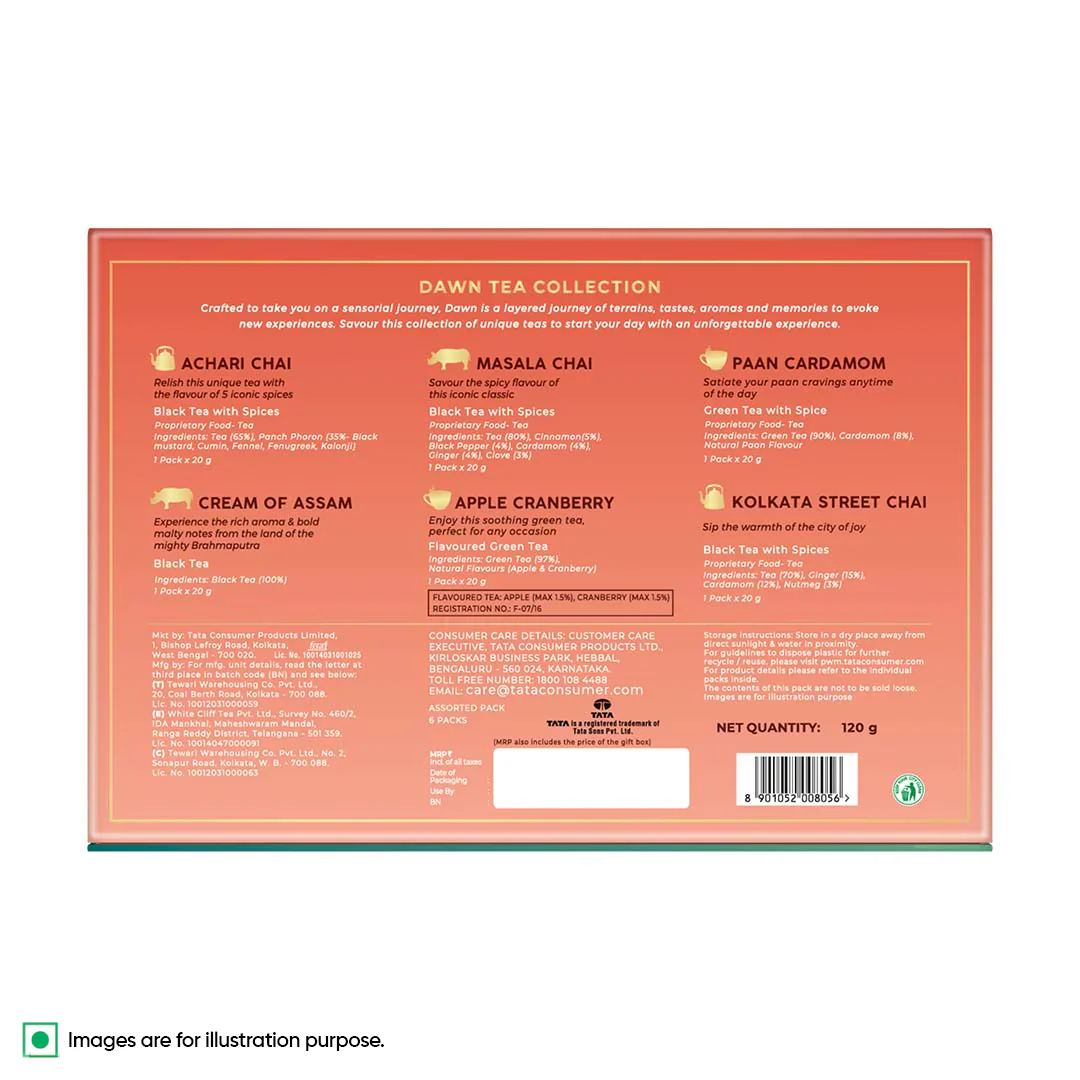 1868 By Tata Tea Assorted Gift Pack (Dawn Tea Collection) Product image7