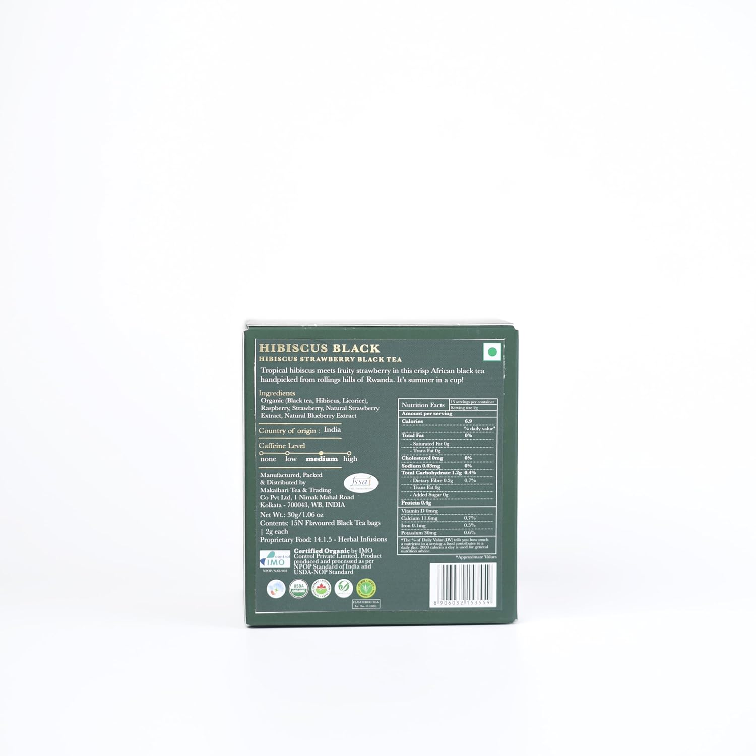 Luxmi Hibis-Kiss Black (15 Teabags) Product image2