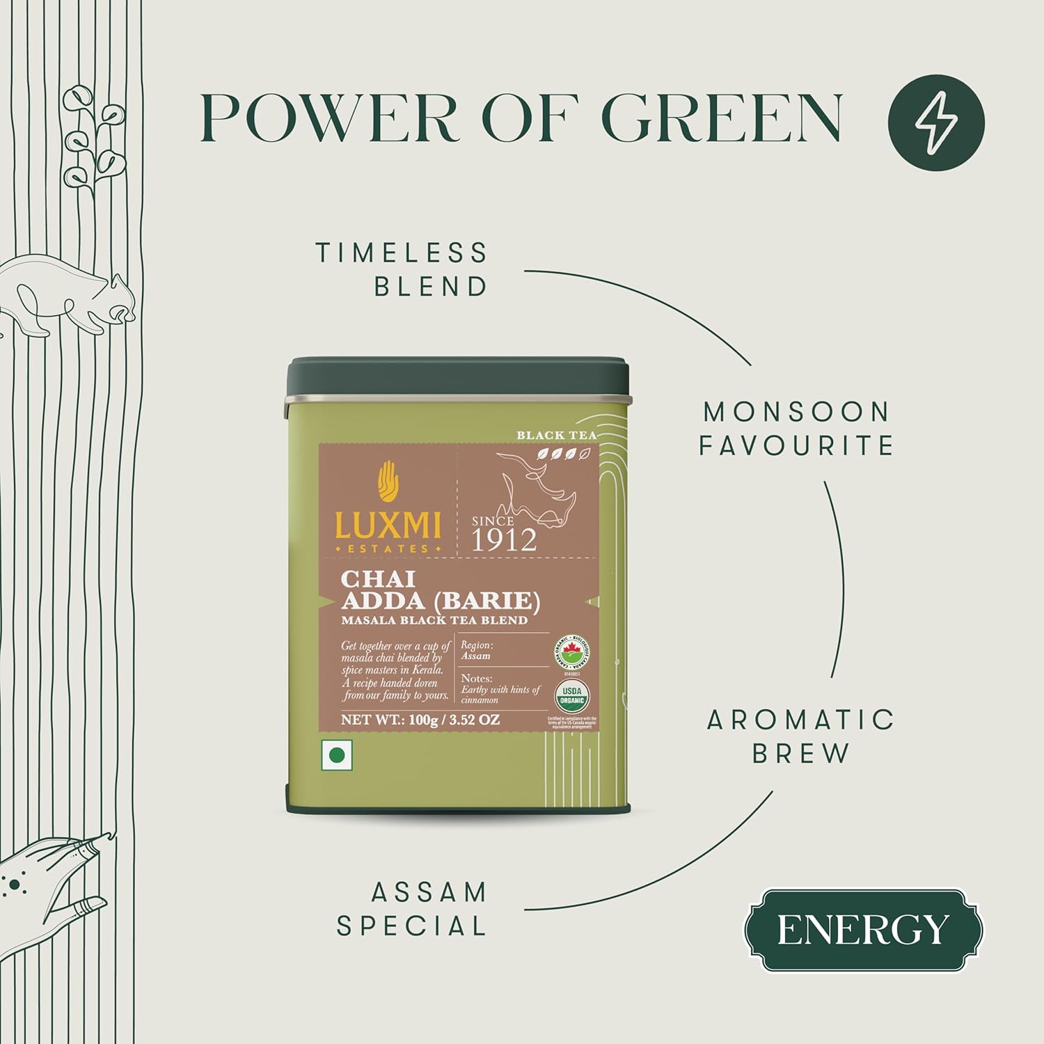 Luxmi Organic Chai Adda-Barie (Loose) Product image3