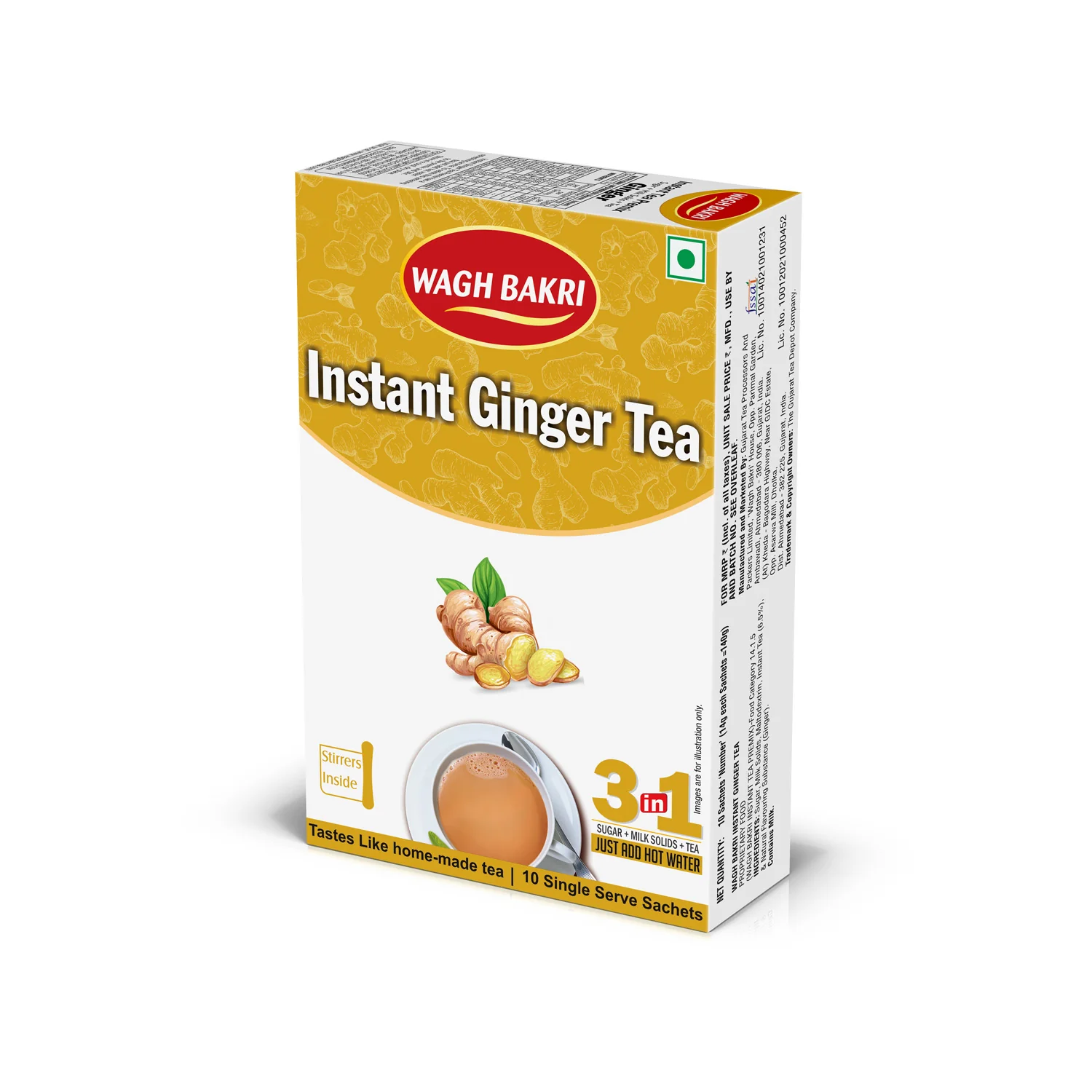 Wagh Bakri Instant Tea Premix Ginger Product image2