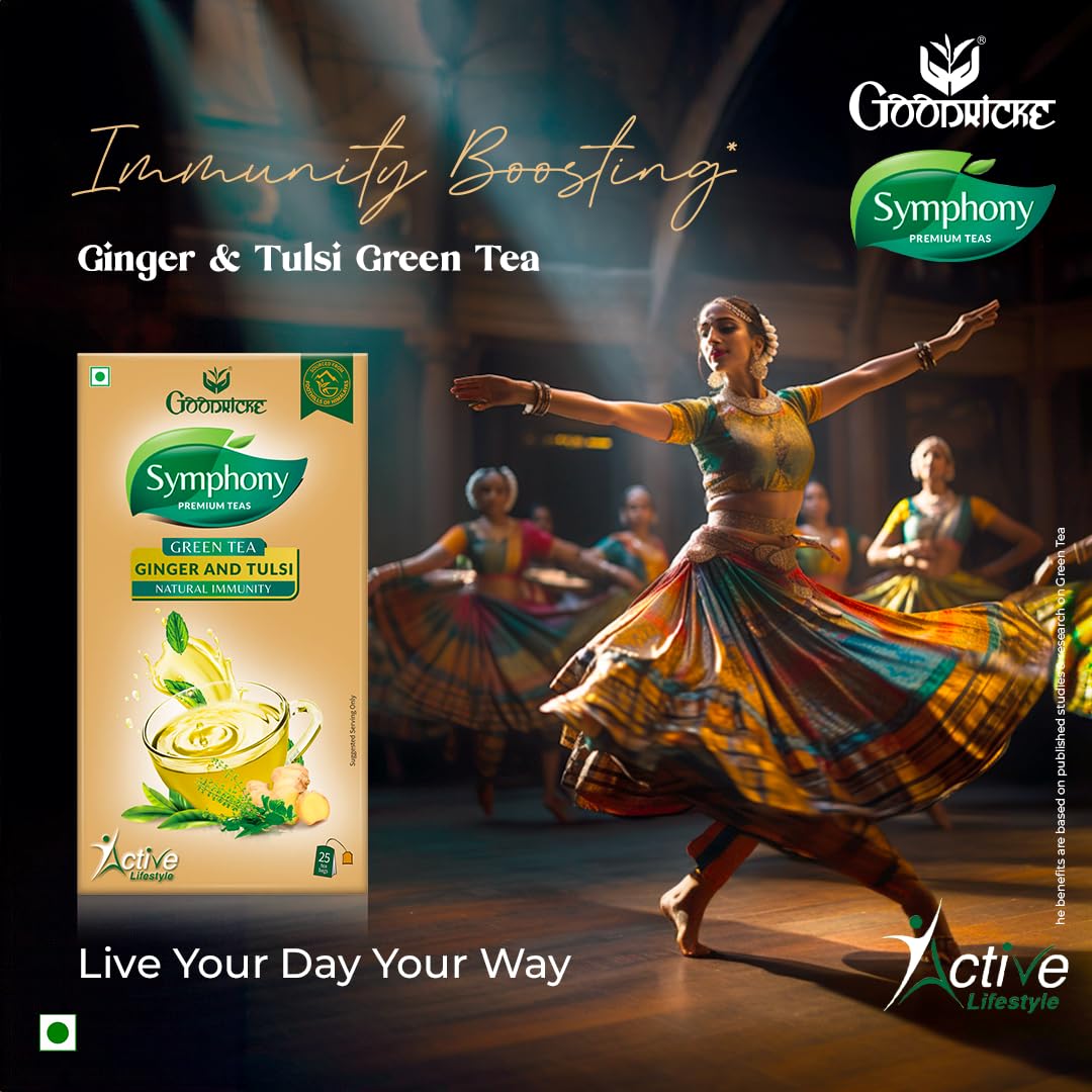 Goodricke Symphony Ginger & Tulsi Green Tea product image6