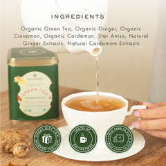 Makaibari Holiday Edition : Ginger Spice Green Tea Product image3