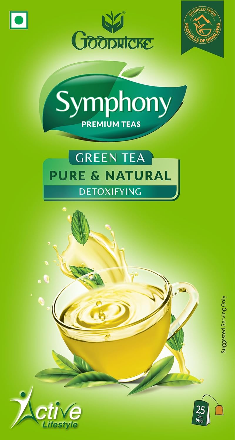 Goodricke Symphony Pure & Natural Green Tea Teabags product image