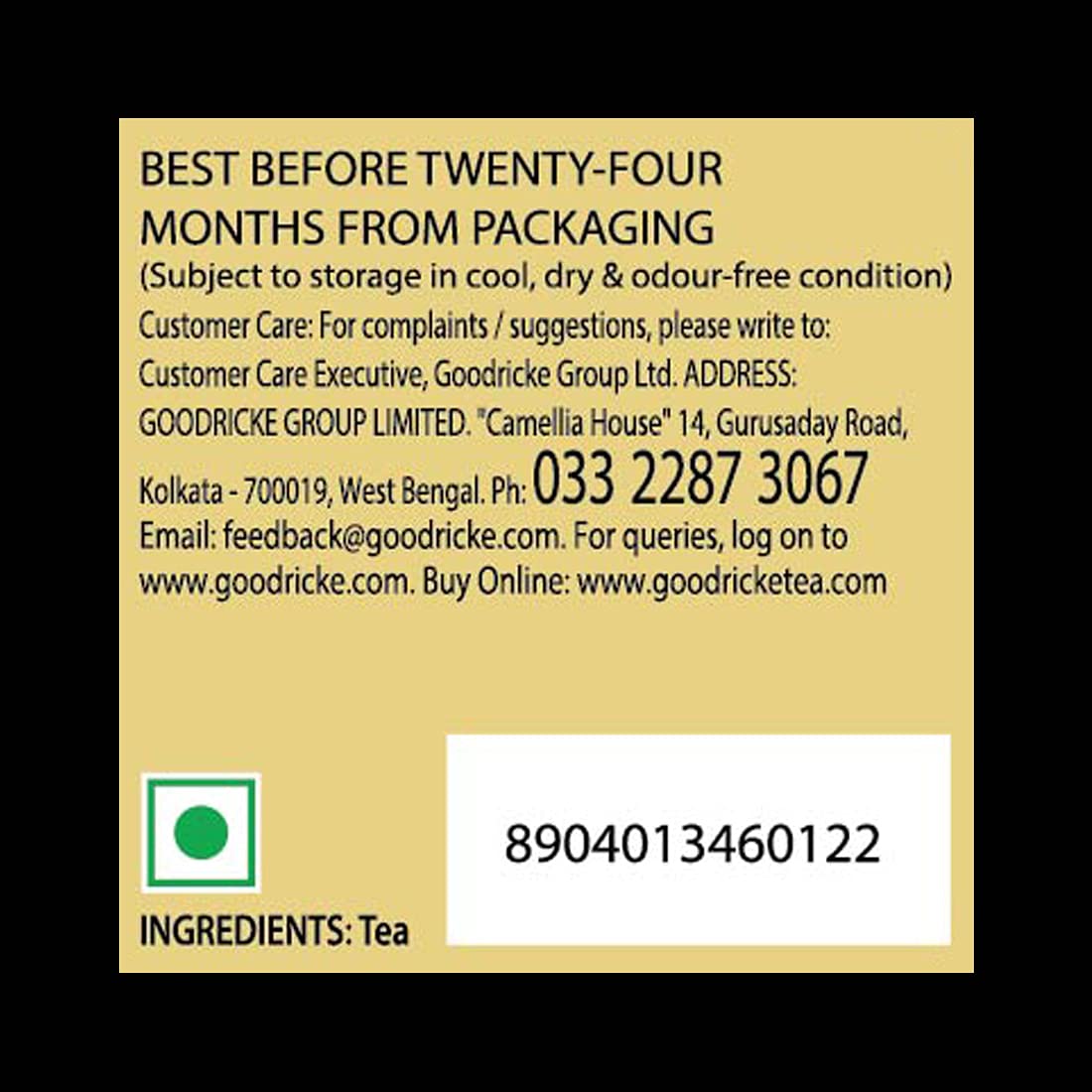 Goodricke Castleton Vintage Darjeeling Tea product image4