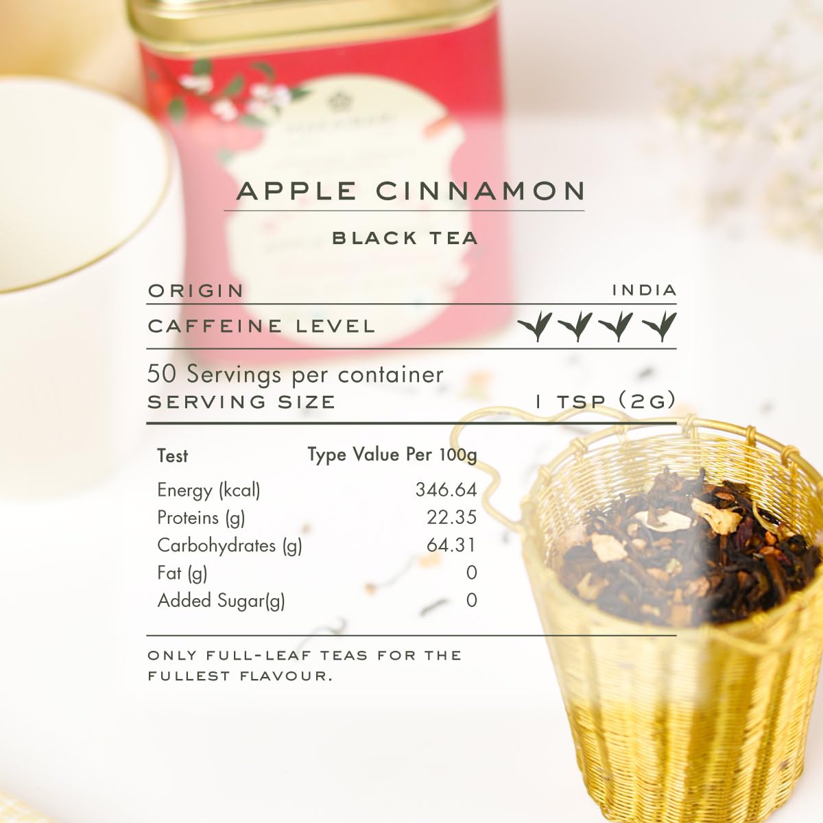 Makaibari Holiday Edition : Apple Cinnamon Black Tea Product image3