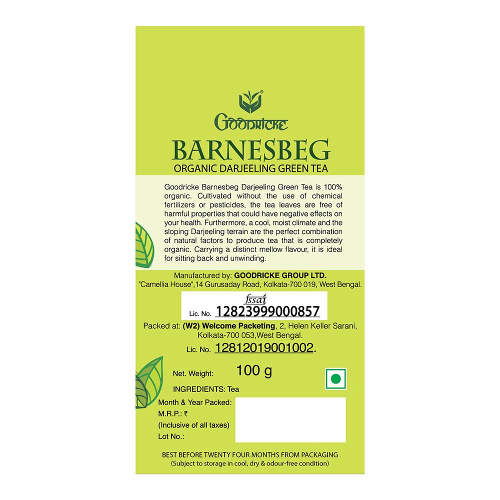Goodricke Barnesbeg Organic Darjeeling Green Tea product image4
