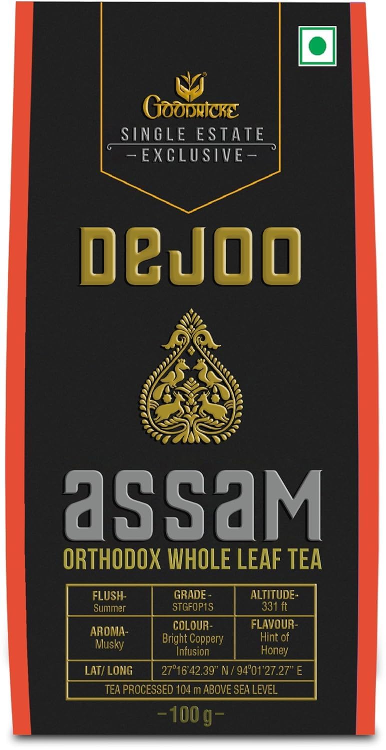 Goodricke Dejoo Single Estate Assam Orthodox Whole Leaf Tea  product image1