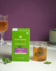 Makaibari Green Valley Apoorva Pure Tulsi and Ginger Green Tea (Teabags) Product image4