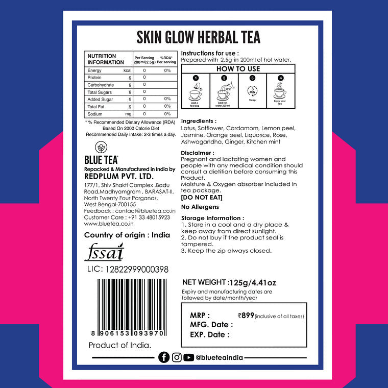 Skin Glow Herbal Tea image common5