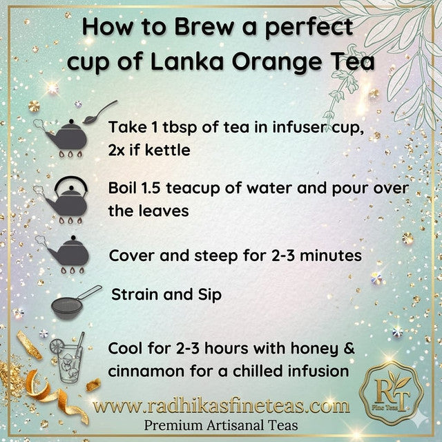 ANTI INFLAMMATORY Lanka Orange Black Tea image4