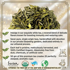 Premium White Loose Leaf To Destress Tea image2
