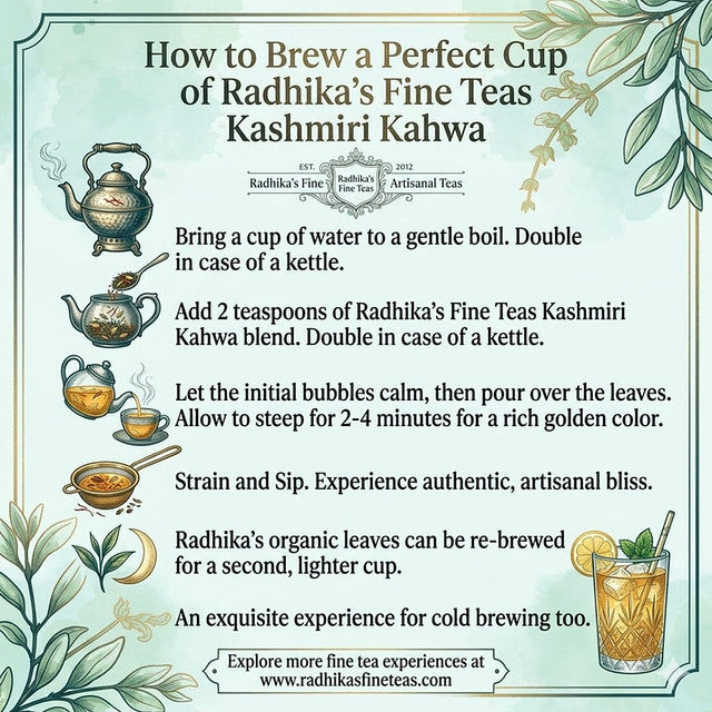 Anti-Inflammatory Kahwa Blend With Almond And Spices To Soothe And Build Immunity Tea image5