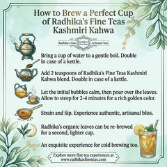 Anti-Inflammatory Kahwa Blend With Almond And Spices To Soothe And Build Immunity Tea image5