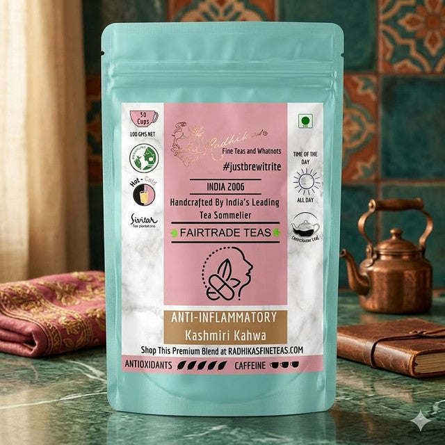 Anti-Inflammatory Kahwa Blend With Almond And Spices To Soothe And Build Immunity Tea image T50