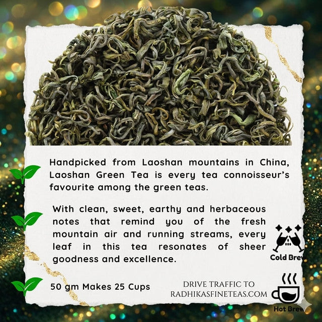 Laoshan Green Tea Crisp Smooth and Gently Energising for Everyday Wellness Tea image2