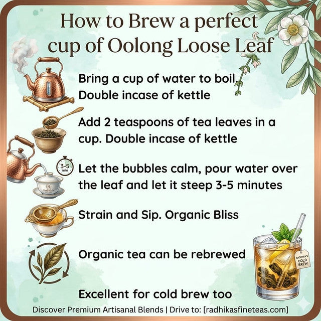Oolong Loose Leaf For Wellness Sustained Energy And Mental Sharpness Tea image4