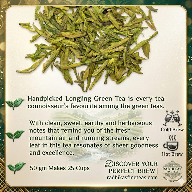 Premium Longjing Green Tea Light and Revitalising Tea image2
