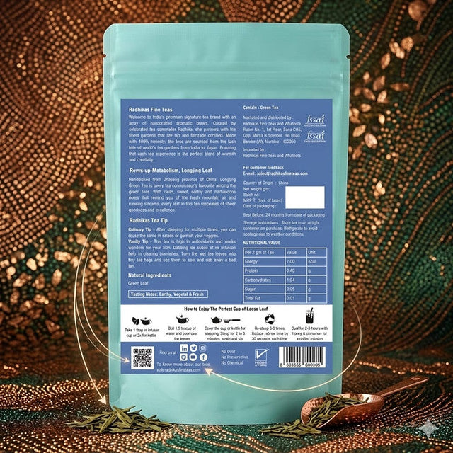 Premium Longjing Green Tea Light and Revitalising Tea image5