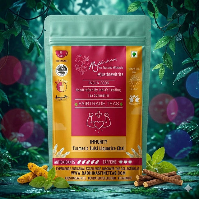 Turmeric Tulsi Licorice Chai Golden Warmth Gentle Strength Tea image T100