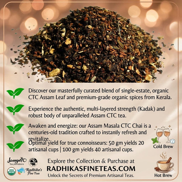 Organic Christmas Chai Festive Spiced Tea Blend Tea image1
