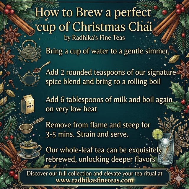 Organic Christmas Chai Festive Spiced Tea Blend Tea image4