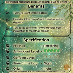 Turmeric Tulsi Licorice Chai Golden Warmth Gentle Strength Tea image3