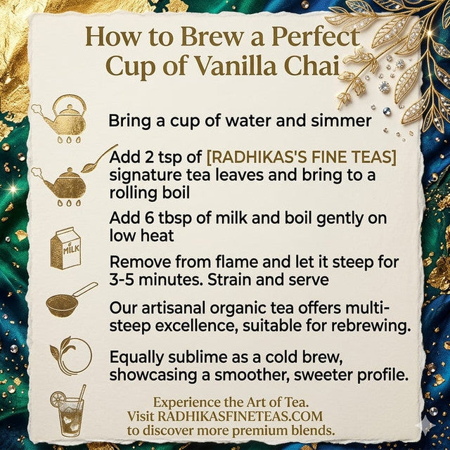 Vanilla Chai Tea Smooth Calming and Aromatic Blend Tea image4