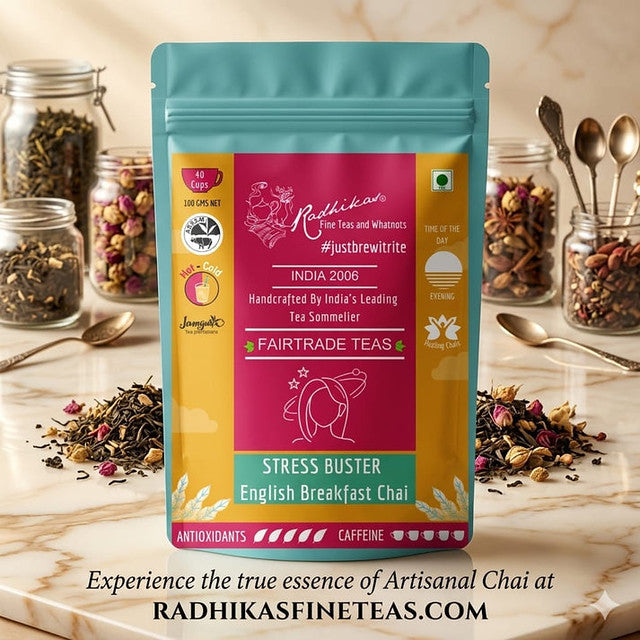 Luxury English Breakfast Tea Bold and Refined Blend Tea image T100