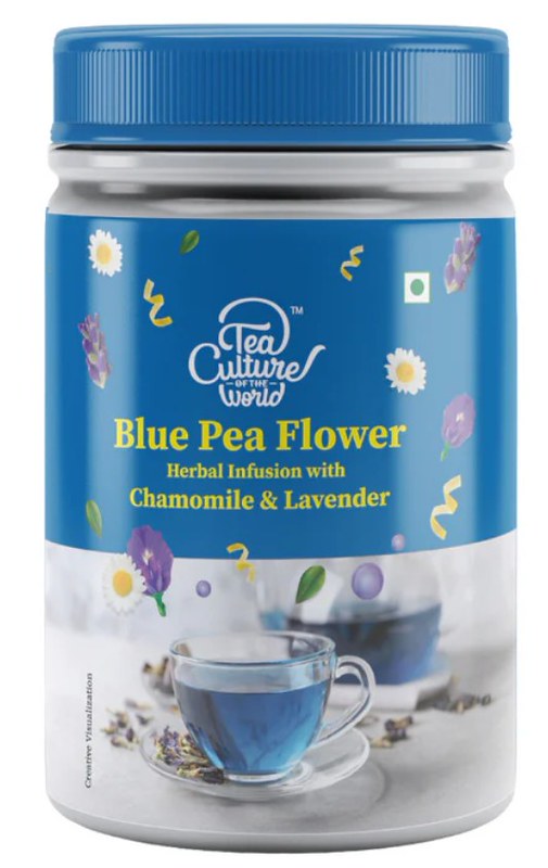Blue Pea Flower Herbal Infusion With Chamomile & Lavender Tea image1 T25
