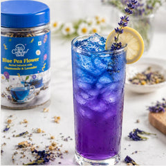 Blue Pea Flower Herbal Infusion With Chamomile & Lavender Tea image 1